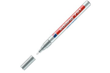 Edding Markör Dekor Boya Yuvarlak Uçlu 1-2 MM Gümüş 751