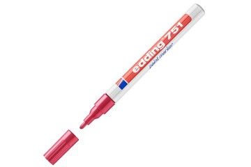 Edding Markör Dekor Boya Yuvarlak Uçlu 1-2 MM Kırmızı 751