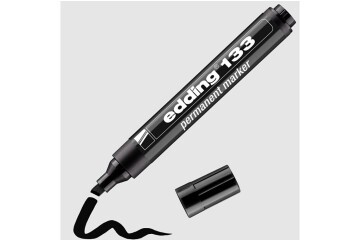 Edding Markör Permanent Kesik Uç Siyah 133