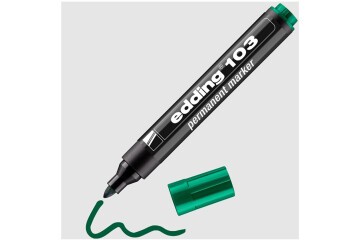 Edding Markör Permanent Yuvarlak Uç Yeşil 103