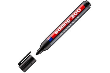 Edding Markör Permanent Yuvarlak Uçlu 1.5-3 MM Siyah 300