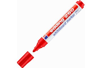 Edding Tahta Kalemi Yuvarlak Uçlu 1.5-3MM Kırmızı 260