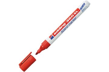 Edding Tahta Kalemi Yuvarlak Uçlu Kırmızı 360 XL