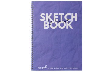 Fanart Academy Sketch Book 120 GR Spiralli 50 YP A4 Mor 8672