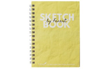 Fanart Academy Sketch Book 120 GR Spiralli 50 YP A6 Sarı 8674