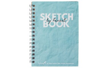 Fanart Academy Sketch Book 120 GR Spiralli 50 YP A6 Turkuaz 8671