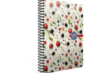 Gıpta Berry Notes Spiralli Sert Kapak Defter 17x24