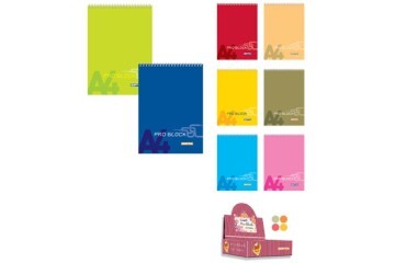 Gıpta Bloknot Pro-Block Spiralli Karton Kapak Çizgili 40 YP A7 1502