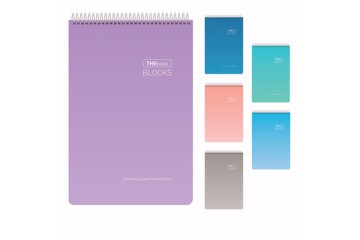 Gıpta Bloknot Thebook Blocks Spiralli Sert Kapak A4 100 YP Çizgisiz