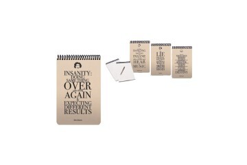 Gıpta Bloknot Typo Spiralli Sert Kapak Çizgili 100 YP A4 2730