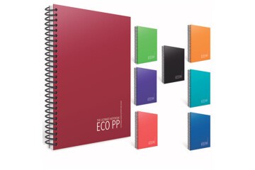 Gıpta Eko Pp Spiralli Plastik Kapak Defter A5 80 YP Çizgili