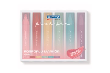 Gıpta Fosforlu Markor Pıckpen 6 Lı Set F1557