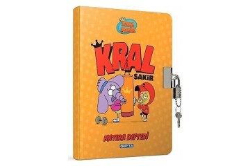 Gıpta Hatıra Defteri Kral Şakir Kilit.ip.Dk.Sert Kapak 14x20-96 YP