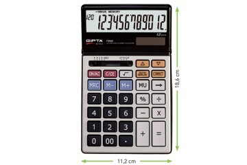 Gıpta Hesap Makinesi Masa Üstü 12 Hane F3040