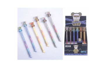 Gıpta Jel Kalem-bear Raınbow Renkli 24 Lü