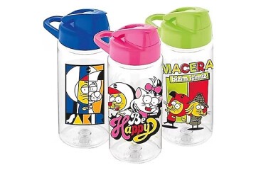 Gıpta Matara Kral Şakir Desenli Tritan 500 CC K222026