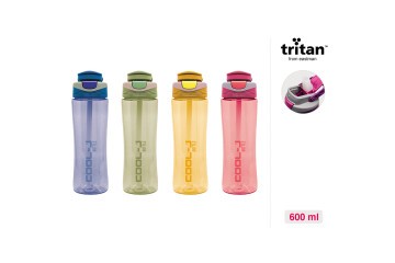 Gıpta Matara Pipetli 600 ML Trıtan 4 Renk Mıx K758200