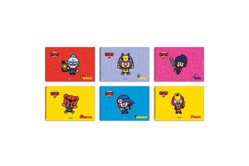 Gıpta Resim Defteri Spiralli 15 YP 17x24 Brawl Star