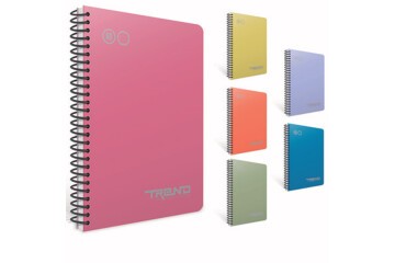 Gıpta Spiralli Plastik Kapak Defter Paw A4 80 YP Kareli