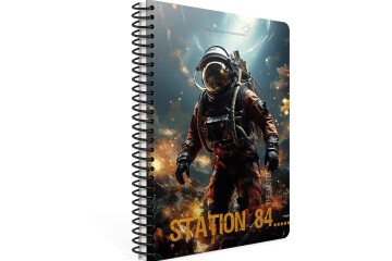 Gıpta Statıon Spiralli Karton Kapak Defter A4 80 YP Çizgili