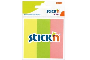 Gıpta Stıckn İndex 76x25 Neon 3 Renk Kağıt Ayraç 50 YP 2112900