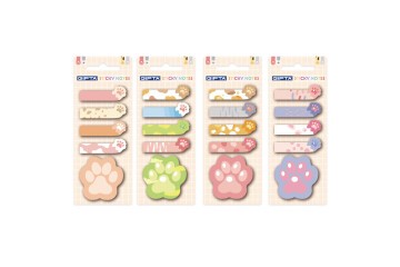 Gıpta Yapışkan Not-Pati Desenli 48 Li Stand K0114