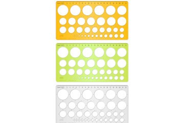 Hatas Daire Şablonu Cetvelli Ekonomik 1-35 MM 02271