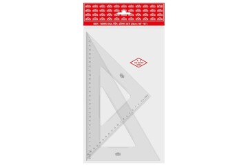 Hatas Öğrenci Gönye Seti 45-60 Derece Plastik 30 CM 0807