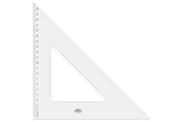 Hatas Öğrenci Gönyesi 45 Derece Plastik 32 CM 0800