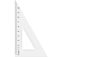 Hatas Öğrenci Gönyesi 60 Derece Plastik 12 CM 0724