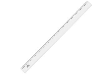 Hatas Standart Cetvel Plastik Geniş Şeffaf 50 CM 0170