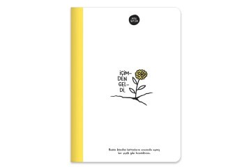 Hisli Şeyler Defter A5 80 YP Renkli Syf Çizgili Sarı 500641-99