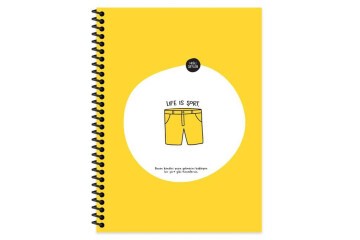 Hisli Şeyler Spiralli Karton Kapak Şort 18,5x25 80 YP Çiz.500634-99