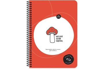 Hisli Şeyler Spiralli Karton Kapak Zehir Gibiyim 18,5x25 80 YP Çiz.