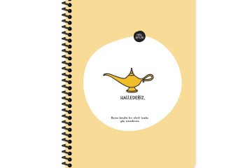 Hisli Şeyler Stickerli Defter Hallederiz 16,5x22,5 80 YP Kar.