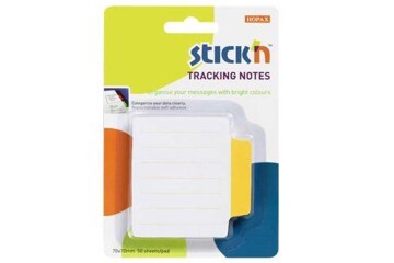 Hopax Stıckn Yapışkanlı Not Kağıdı Çizgili Sep.50 YP 70x70 Beyaz Sarı 21484