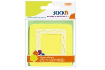 Hopax Stıckn Yapışkanlı Not Kağıdı Kare şekilli 50 YP 70x70 Sarı 21541