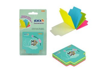 Hopax Stıckn Yapışkanlı Not Kağıdı Magıc 100 YP 70x70 4 Neon Renk 21560