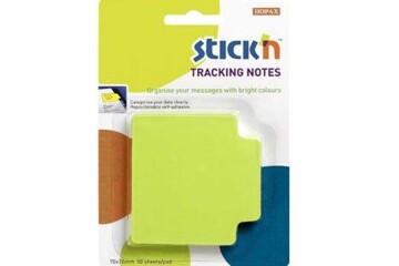 Hopax Stıckn Yapışkanlı Not Kağıdı Trackıng 50 YP 70x70 Fosforlu Yeşil 21480