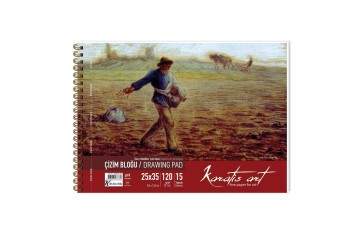 Karatis Çizim Blok Spiralli Art 120 GR 25x35 15 YP 482006-99