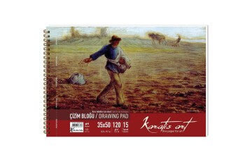 Karatis Çizim Blok Spiralli Art 120 GR 35x50 15 YP 482007-99