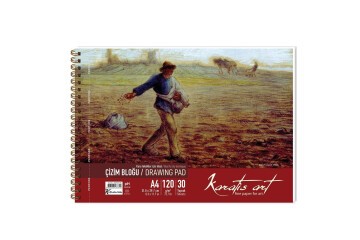 Karatis Çizim Blok Spiralli Art 120 GR A4 30 YP 482009-99