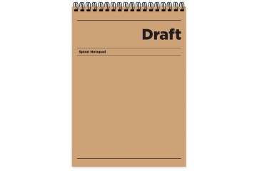 Keskin Color Bloknot Kağıt Karton Kapak Draft A4 80 YP Kar.140532-99