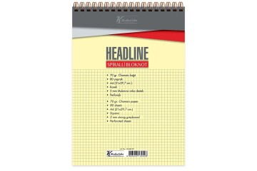 Keskin Color Bloknot Karton Kapak Spiralli Headline A4 80 Yp.Kar