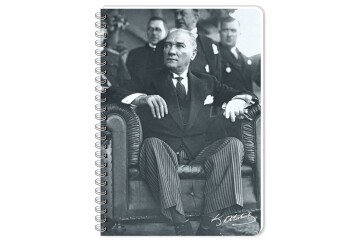 Keskin Color Bloknot Spiralli Ata Plastik Kapak Çizgili 80 YP A6 140309-99