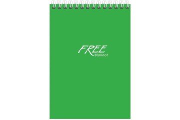 Keskin Color Bloknot Spiralli Dekokraft A5 80 YP Kareli