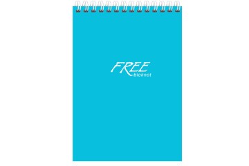 Keskin Color Bloknot Spiralli Free Office A4 80 YP Düz