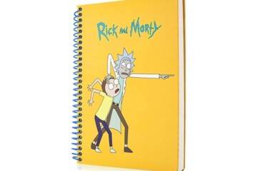 Keskin Color Bloknot Spiralli Rick And Morty A6 80 YP Çizgili 140400-11
