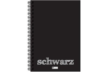 Keskin Color Defter Plastik Kapak Spiralli Schwarz 14x20 40 YP Düz 350510-99