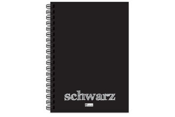 Keskin Color Defter Plastik Kapak Spiralli Schwarz A6 40 YP 350560-99